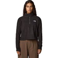 The North Face NF0A855N4H01 Siyah 100 Glacier Cropped Kadın Outdoor Polar