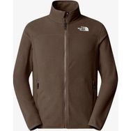 The North Face NF0A855X1OI1 M 100 Glacier Full Zip Kahverengi Erkek Outdoor Polar Ceket