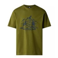 The North Face NF0A87DXPIB1 Yeşil Erkek T-shirt