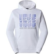 The North Face NF0A87EAFN41 M SS24 Coordınates Beyaz Hoodıe Erkek Sweatshirt