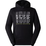 The North Face NF0A87EAJK31 M SS24 Coordinates Siyah Hoodie Erkek Sweatshirt