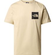 The North Face NF0A87ND3X41 M S-S Fıne Tee Bej Erkek T-shirt