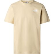 The North Face NF0A87NP3X41 M S-S Redbox Tee Bej Erkek T-shirt
