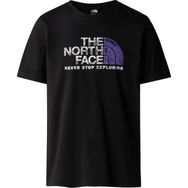 The North Face NF0A87NWJK31 M S/S Rust 2 TEE Siyah Erkek T-Shirt