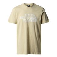 The North Face NF0A87NX3X41 M S/S Woodcut Dome TEE Krem Erkek T-Shirt