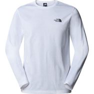 The North Face NF0A87QNFN41 M L-S Sımple Dome Tee Beyaz Erkek T-shirt