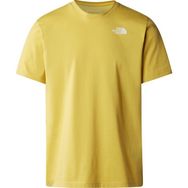 The North Face NF0A882XQOA1 M Foundation Heatgraphic Tee Sarı Erkek T-shirt