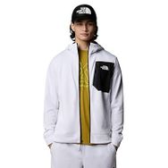 The North Face NF0A893QLA91 Beyaz M Ma Fz Fleece Erkek Günlük Ceket
