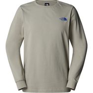 The North Face NF0A89DR1I41 L-S Topographıc Gri Erkek T-shirt