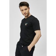 The Socks Company Puzzle Bisiklet Yaka Rahat Kalıp Nakışlı Kutulu Siyah Unisex T-shirt