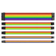 Thermaltake AC-048-CN1NAN-A1 TtMod Rainbow Power Supply Sleeved Kablo Seti