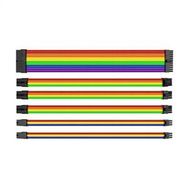Thermaltake AC-049-CN1NAN-A1 TTMod Rainbow Power Supply Sleeved Kablo Seti