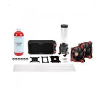 Thermaltake Pacific RL240mm D5 Hard Tube Kırmızı Led Riing Fanlı Custom Sıvı Soğutma Kiti