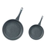 Thermoad 20-28 cm Döküm Granit Izgara Gril Tava Set