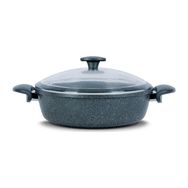 Thermoad 28 cm Vizon Granit Basık Pilav Karnıyarık Tencere