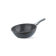 Thermoad Alüminyum 28 cm Gri Döküm Granit Wok Tava