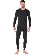 Thermoform HZT18049 Siyah Microfiber Şardonlu Erkek Termal İçlik Seti