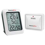 ThermoPro TP60S Beyaz Wifi İç-Dış Mekan Dijital Isı ve Nem Ölçer