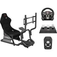 Thull THL-GDPCR-01 Gaming Yarış Simülatörü Kokpiti ve Yarış Direksiyon Viites Pedal Seti