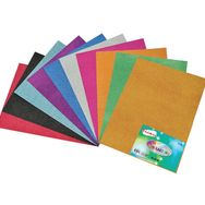 Ticon 50x70 cm 25'li Karışık Paket Simli Fon Kartonu