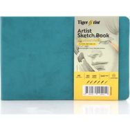 Tigertint Sert Kapak Yatay 140 gr A5 80 Yaprak Turkuaz 100142507 Eskiz Defteri