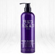 Tigi 400 ml Bed Head Dumb Blond Sarı ve Röfleli Saçlar İçin Ton Dengeleyici Mor Şampuan