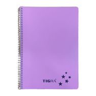 Tigra P.P Kapak 120 Yaprak A4 Çizgili Td 120ç Pembe Spiralli Defter
