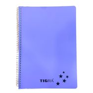 Tigra P.P Kapak 96 Yaprak A4 Kareli Td 096 Lila Spiralli Defter