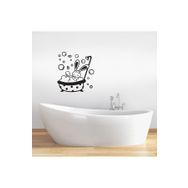 Tilki Dünyası DSKBN00001 Duşta Sevimli Tavşan Duşakabin ve Banyo Sticker