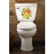 Tilki Dünyası Rengarenk Çiçekler Klozet Kapağı ve Banyo Sticker