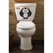 Tilki Dünyası Sevimli Baykuş Klozet Kapağı ve Banyo Sticker