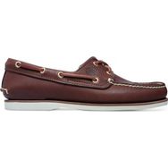Timberland C74035 Dark Brown Smooth 2 Eye Boat Erkek Ayakkabı