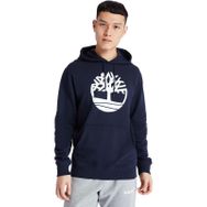 Timberland Core Tree Logo Pull Over Hoodie Lacivert Erkek Günlük Sweatshirts