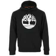 Timberland Siyah Core Tree Logo Pull Over Hoodie Erkek Günlük Sweatshirts
