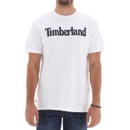 Timberland TB0A2C311001 SS Kennebec River Tee O Yaka Regular Fit Baskılı Beyaz Erkek T-shirt