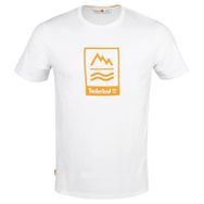 Timberland TB0A2ND11001 Beyaz Ss Front Grphic T Erkek Günlük T-Shirt