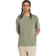 Timberland TB0A5YAY5901 Haki Garment Dye Short Sleeve Tee Erkek T-Shirt