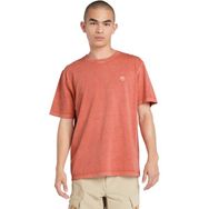 Timberland TB0A5YAYEI41 Kahverengi Garment Dye Short Sleeve Tee Erkek T-Shirt