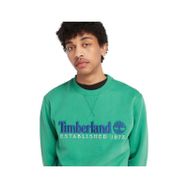 Timberland TB0A65DDED31 Embroidery Logo Brush Back Erkek Yeşil Sweatshirt