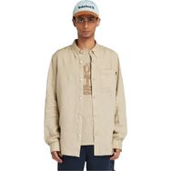 Timberland TB0A66B9 Somon Linen Chest Pocket Erkek Gömlek