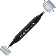 Tinge Twin BG5 Blue Grey Çift Uçlu Markör Kalem