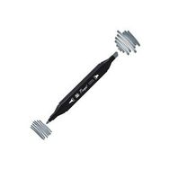 Tinge Twin BG7 Blue Grey Çift Uçlu Markör Kalem