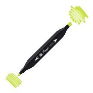 Tinge Twin GY48 Yellow Green Çift Uçlu Markör Kalem