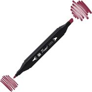 Tinge Twin R1 Wine Red Çift Uçlu Markör Kalem