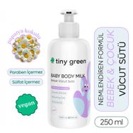 Tiny Green Papatya Kokulu 250 ml Bebek Vücut Sütü