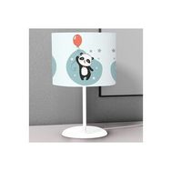Titanbaby Panda ve Balon Desenli Çocuk Odası Dijital Baskılı Çocuk Odası Masaüstü Abajur Avize