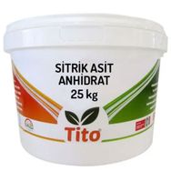 Tito Sitrik Asit Anhidrat Gıda Tipi 25 kg Toz