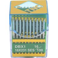 TNC DBX1 SES PVD 16/100 100 Adet Düz Makine İnce Dip Yanmaz Dikiş İğnesi