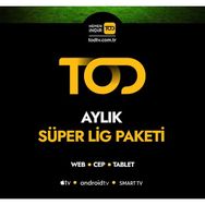 TOD 1 Aylık Web+Cep+Tablet+Smart Tv Süper Lig Paket