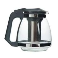 Tohana 1500 ml Siyah Cam Demlik